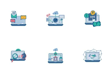Ecommerce Services Icon Pack