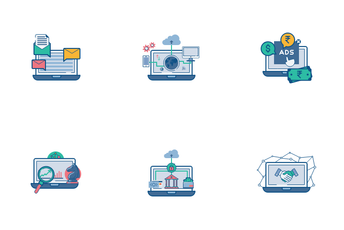 Ecommerce Services Icon Pack