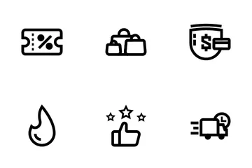Ecommerce & Shipping Icon Pack