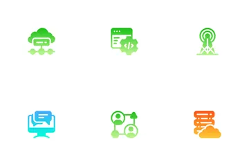 Economia Digital Icon Pack