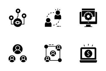 Economia Digital Pacote de Ícones