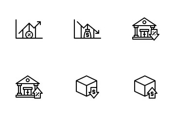 Economia e Finanças Pacote de Ícones