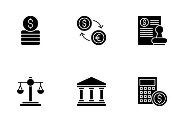 Economia e Finanças Pacote de Ícones