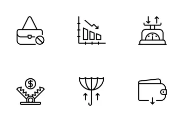 Economic Crisis Icon Pack