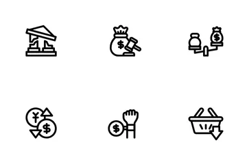 Economic Crisis Icon Pack