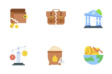 Economic Crisis Icon Pack