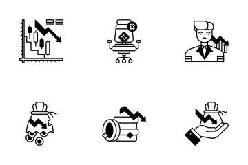 Economic Crisis Icon Pack