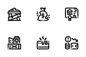 Economic Crisis Icon Pack