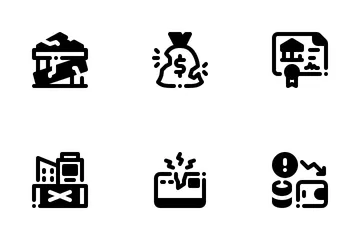 Economic Crisis Icon Pack