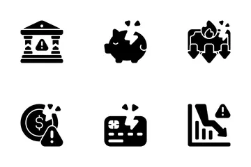 Economic Crisis Icon Pack