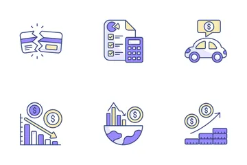 Economic Crisis Icon Pack