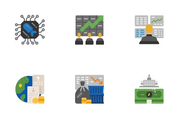 Economic Crisis Icon Pack