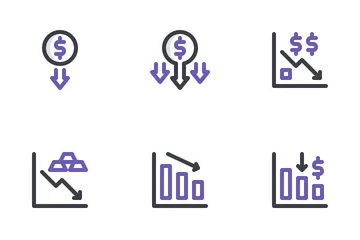 Economic Crisis Icon Pack