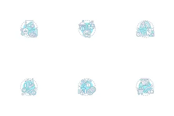 Economic Indicators And Index Icon Pack