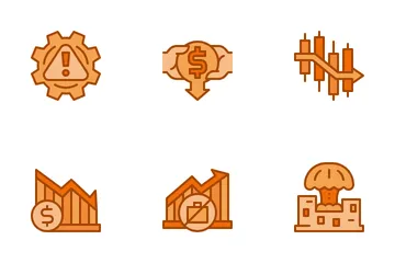 Economic Recession Icon Pack