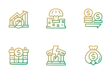 Economic Recession Icon Pack