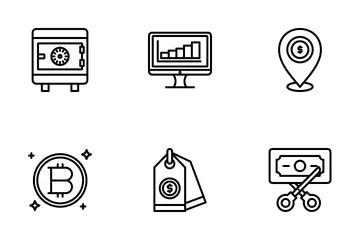 Économie Pack d'Icônes