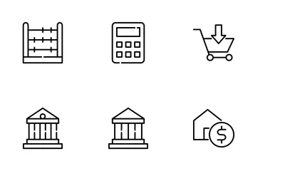 Économie Pack d'Icônes