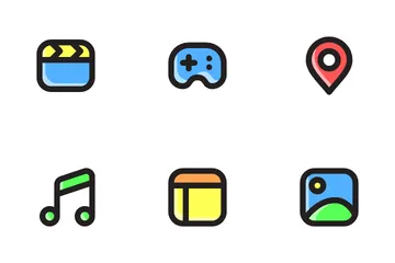 Applications de l'écran d'accueil Icon Pack