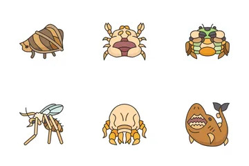 Ectoparasites Icon Pack