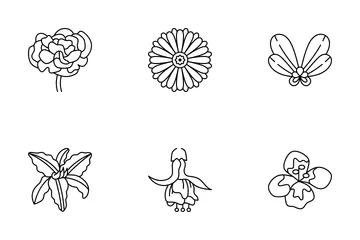 Edible Flowers Icon Pack