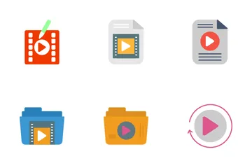 Edição de vídeo Icon Pack