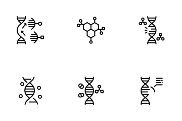 Edição genética Pacote de Ícones