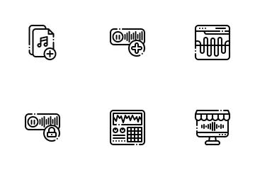 Edición de audio Paquete de Iconos