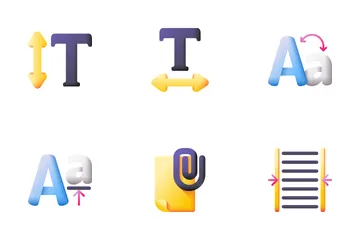 Edición de texto Paquete de Iconos