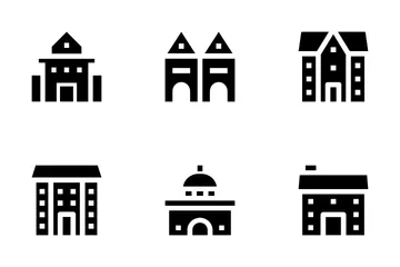Edifício 1 Pacote de Ícones