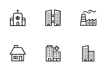 Edificio y propiedad vol 1 Icon Pack