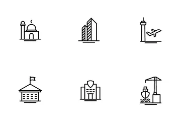 Edifícios Icon Pack