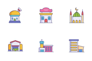 Edificios Paquete de Iconos