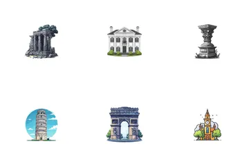 Edifícios Pacote de Ícones