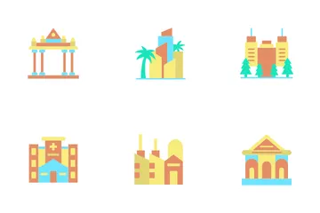 Edificios Paquete de Iconos