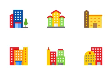 Edificios Paquete de Iconos
