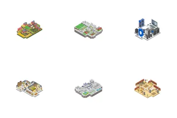 Edifícios e Salas Icon Pack