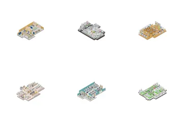 Edifícios e Salas Icon Pack