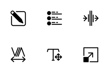 Editing Text Icon Pack