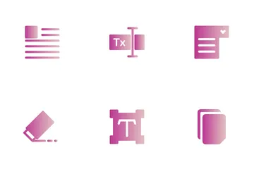 Editing Text Icon Pack