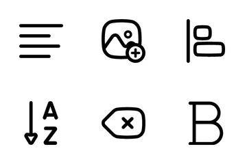 Editing Tools Icon Pack