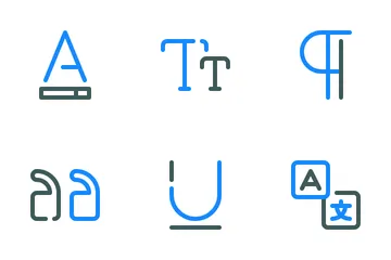 Editor de texto Paquete de Iconos