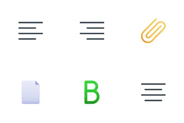 Editor de texto Paquete de Iconos