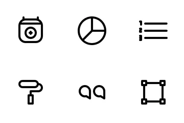 Interfaz de usuario del editor Paquete de Iconos