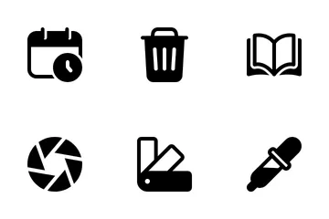 Redaktionellen Gestaltung Symbolpack