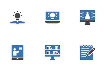 Educação e aprendizagem Icon Pack