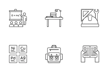 Educação e Ciência Icon Pack