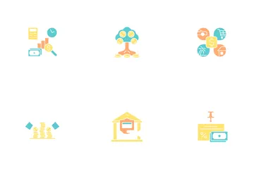 Educación financiera Icon Pack