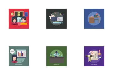 Educación y ciencia 2 Icon Pack