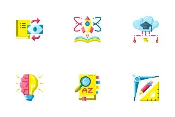 Educación y creatividad Paquete de Iconos